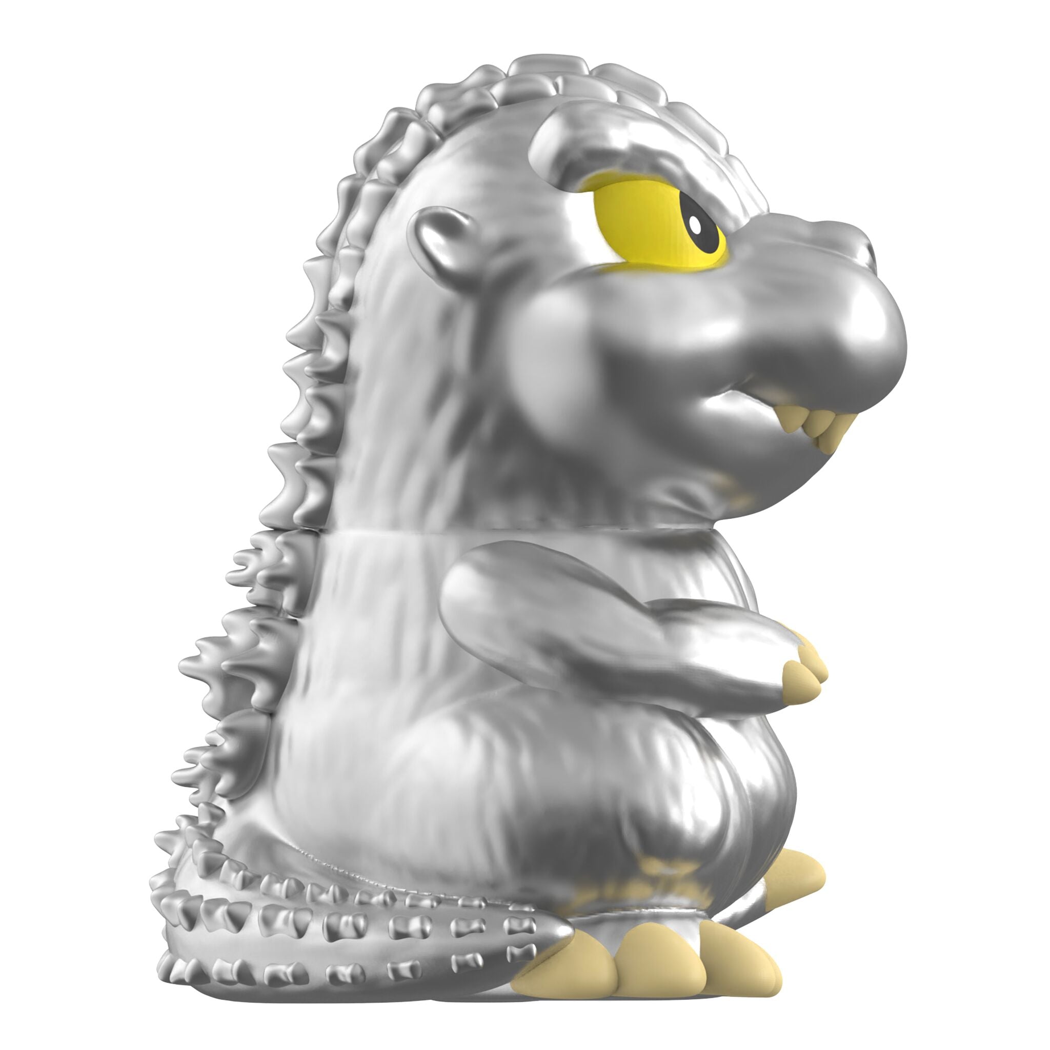 Super7 Toho Fun Fun Godzilla figurina vinil argintiu 70 ani