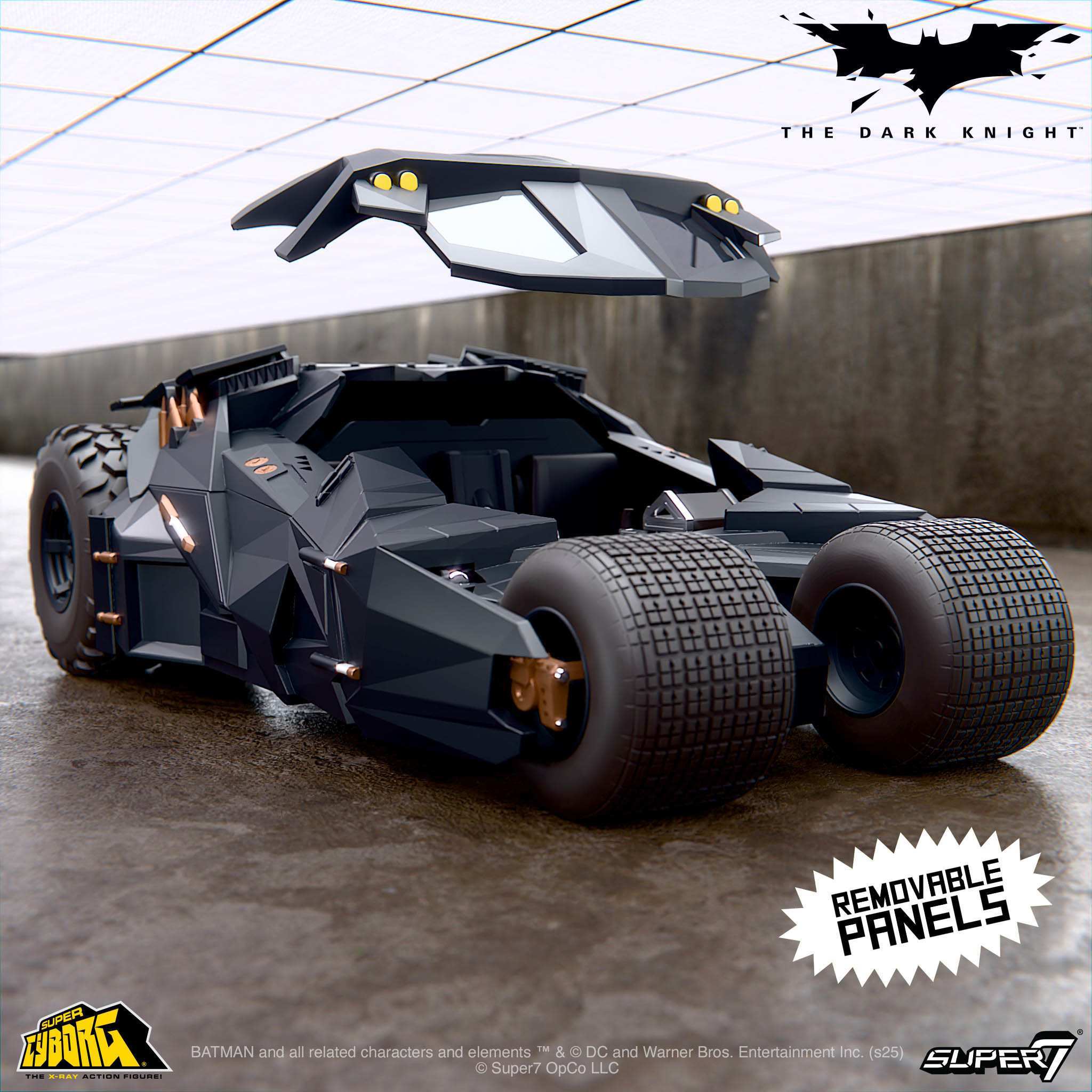 Super7 Batman Tumbler Batmobile mașinuță 25 cm