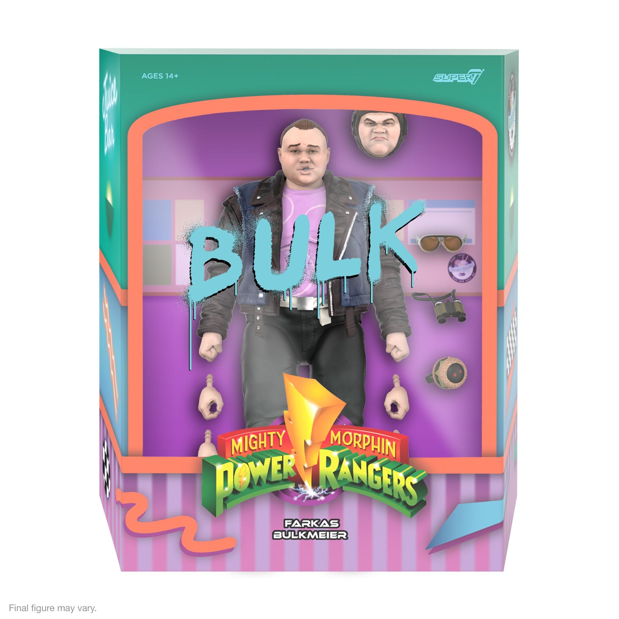 Super7 Ultimates Power Rangers Bulk figurina articulata 18 cm