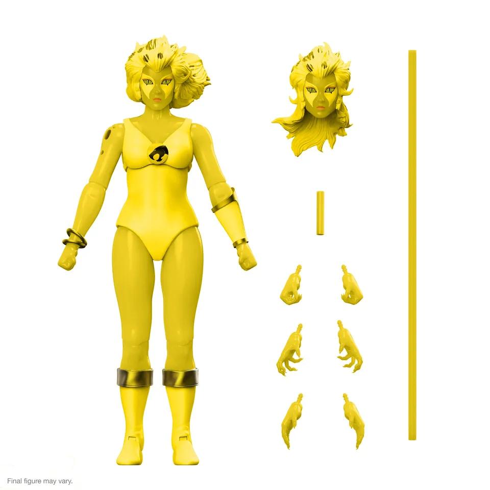 Super7 ThunderCats Ultimates Cheetara Super-Speed Glow figurina fosforescenta