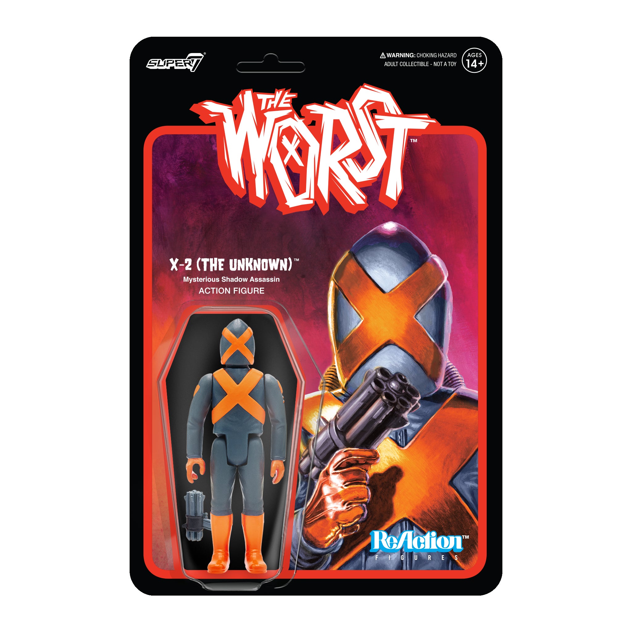Super7 The Worst ReAction X-Series set figurine Wave 3 complet
