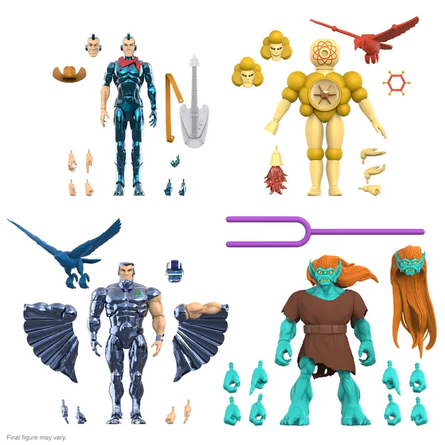 Super7 SilverHawks Ultimates set 4 figurine Wave 06 jucarie