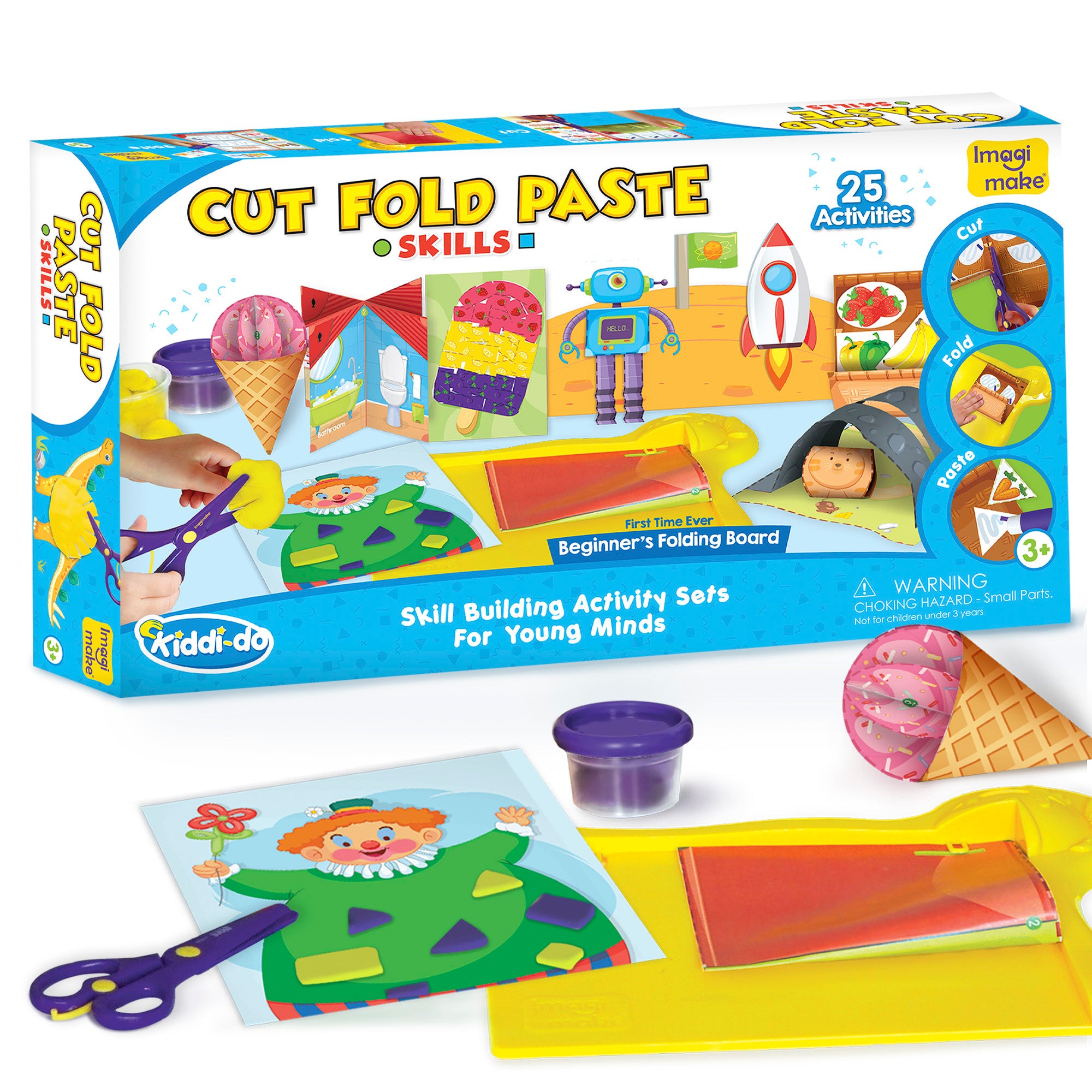 Imagimake Kiddi-Do Junior Combo set educativ 3 în 1