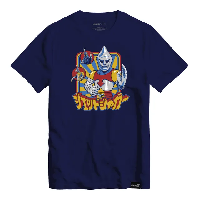 Super7 Toho Jet Jaguar Retro tricou bleumarin bumbac