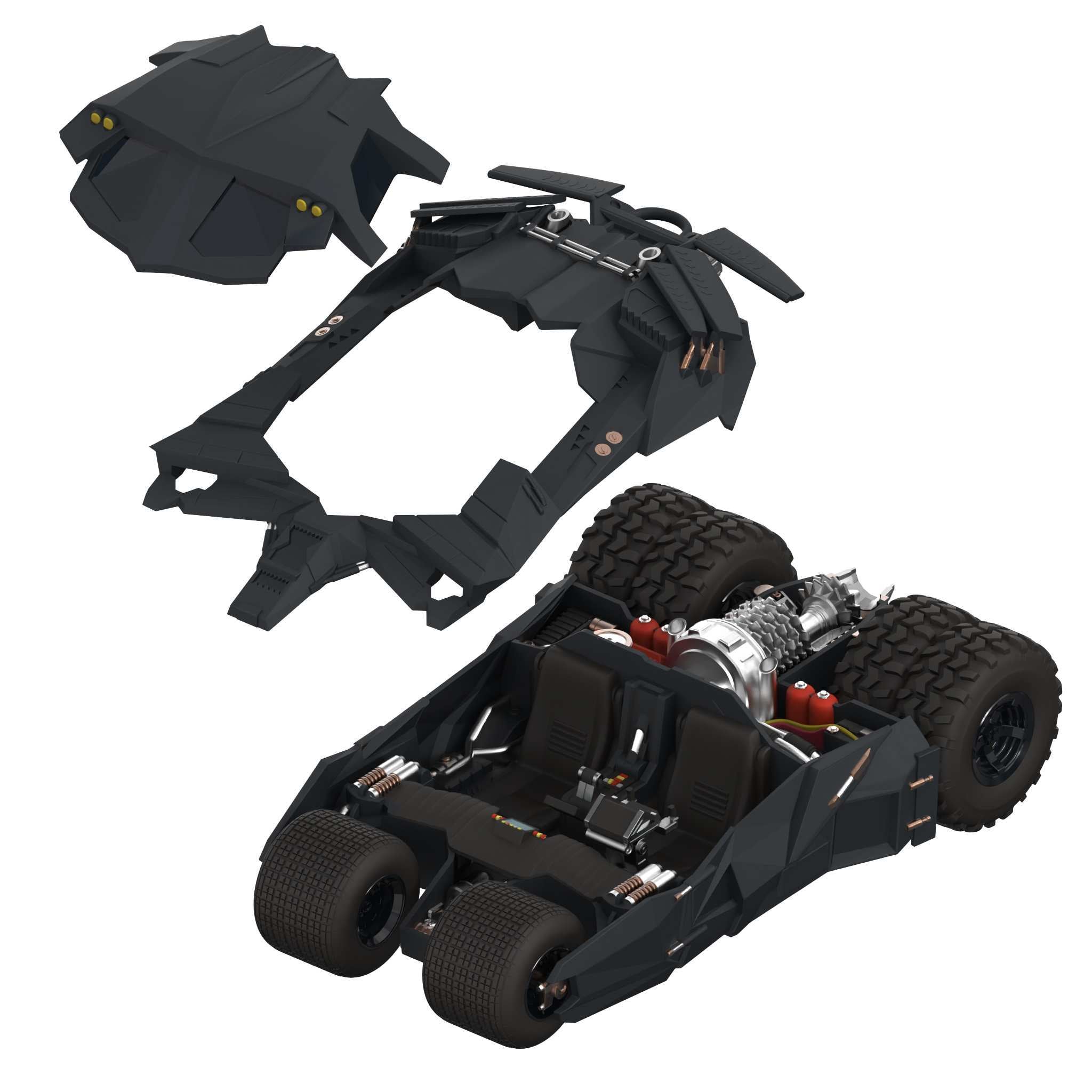 Super7 Batman Tumbler Batmobile mașinuță 25 cm