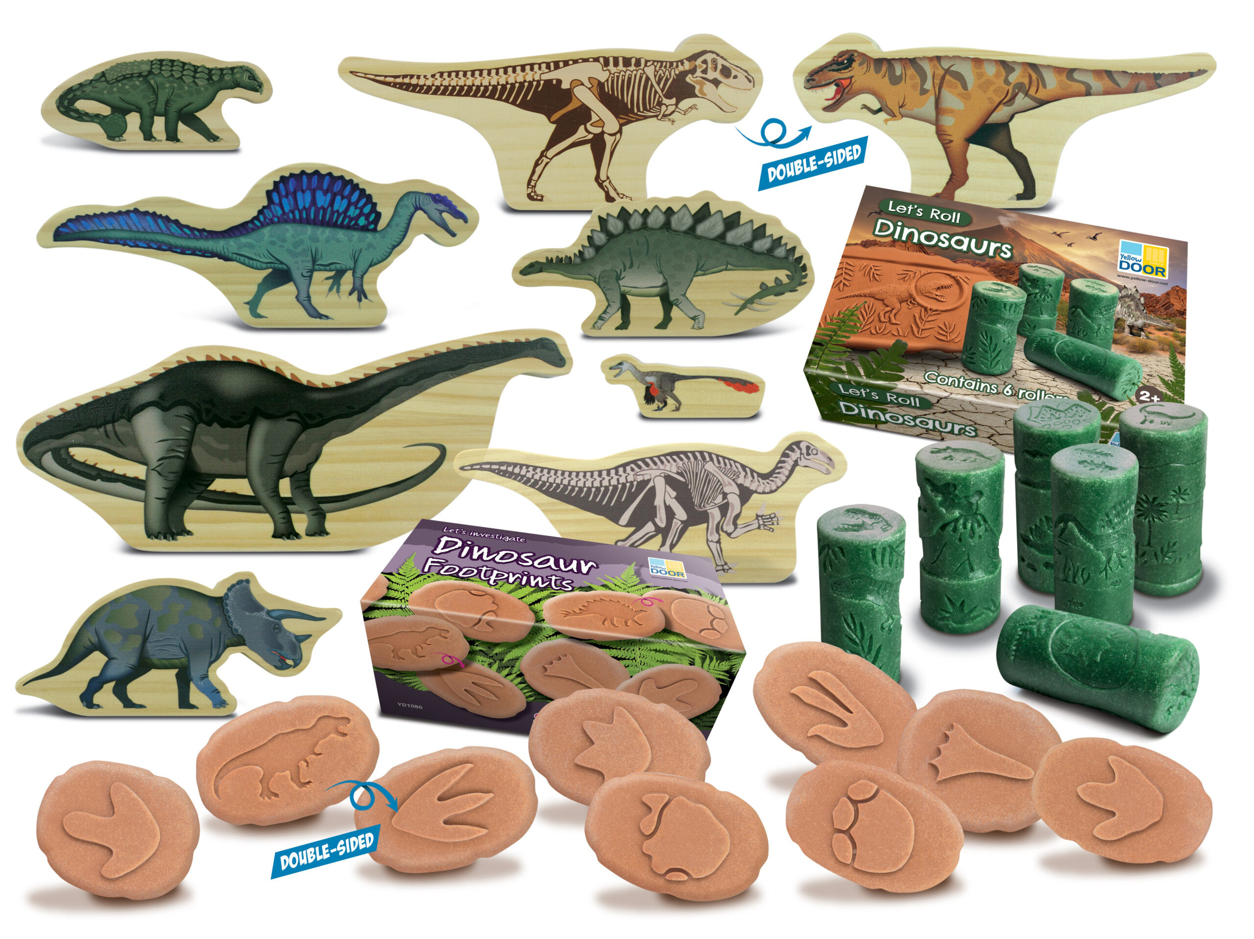 Yellow Door Exploring Dinosaurs colectie dinozauri 3 seturi
