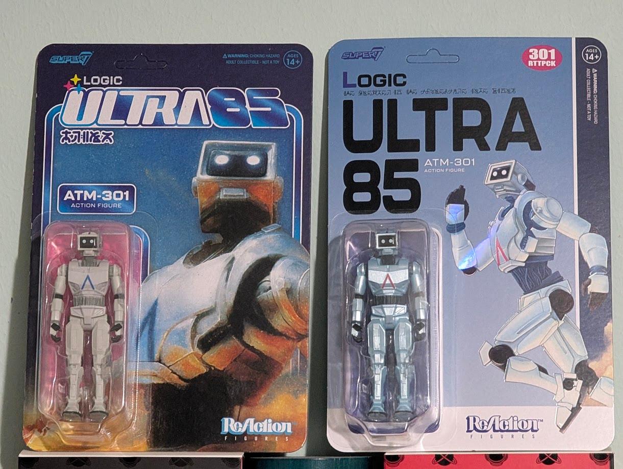 Super7 ReAction Logic ATM-301 figurina albastra 9,5 cm