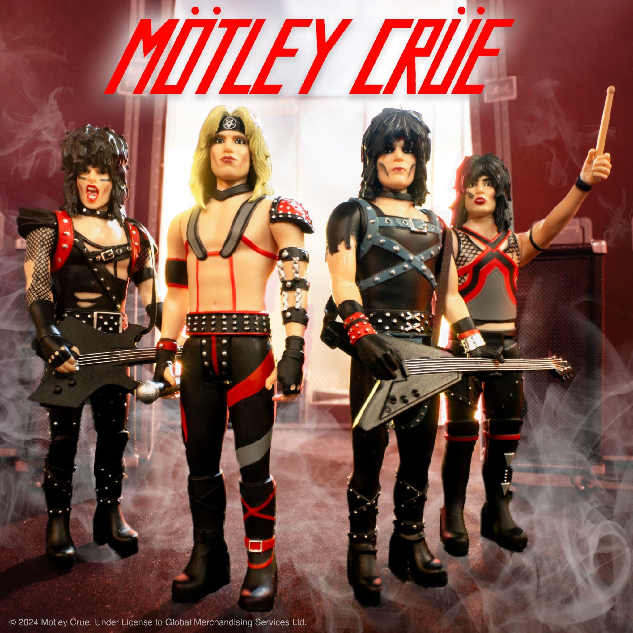 Super7 ReAction Motley Crue Tommy Lee figurină Shout Devil