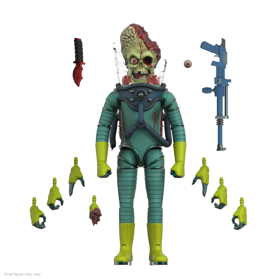 Super7 ULTIMATES Mars Attacks Martian Smashing Enemy 18 cm