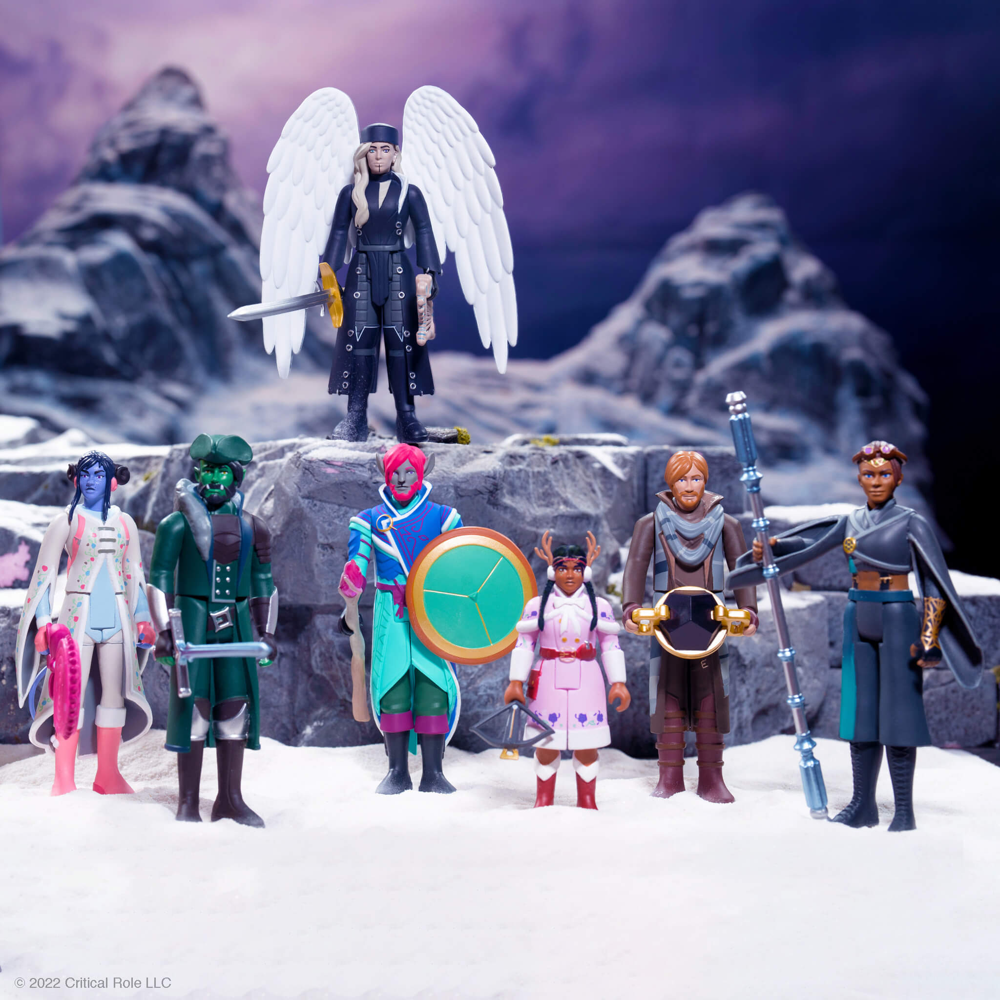 Super7 Critical Role ReAction Veth Brenatto figurina