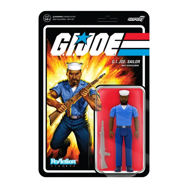 Super7 G.I. Joe Blueshirt Beard figurina maro Brown