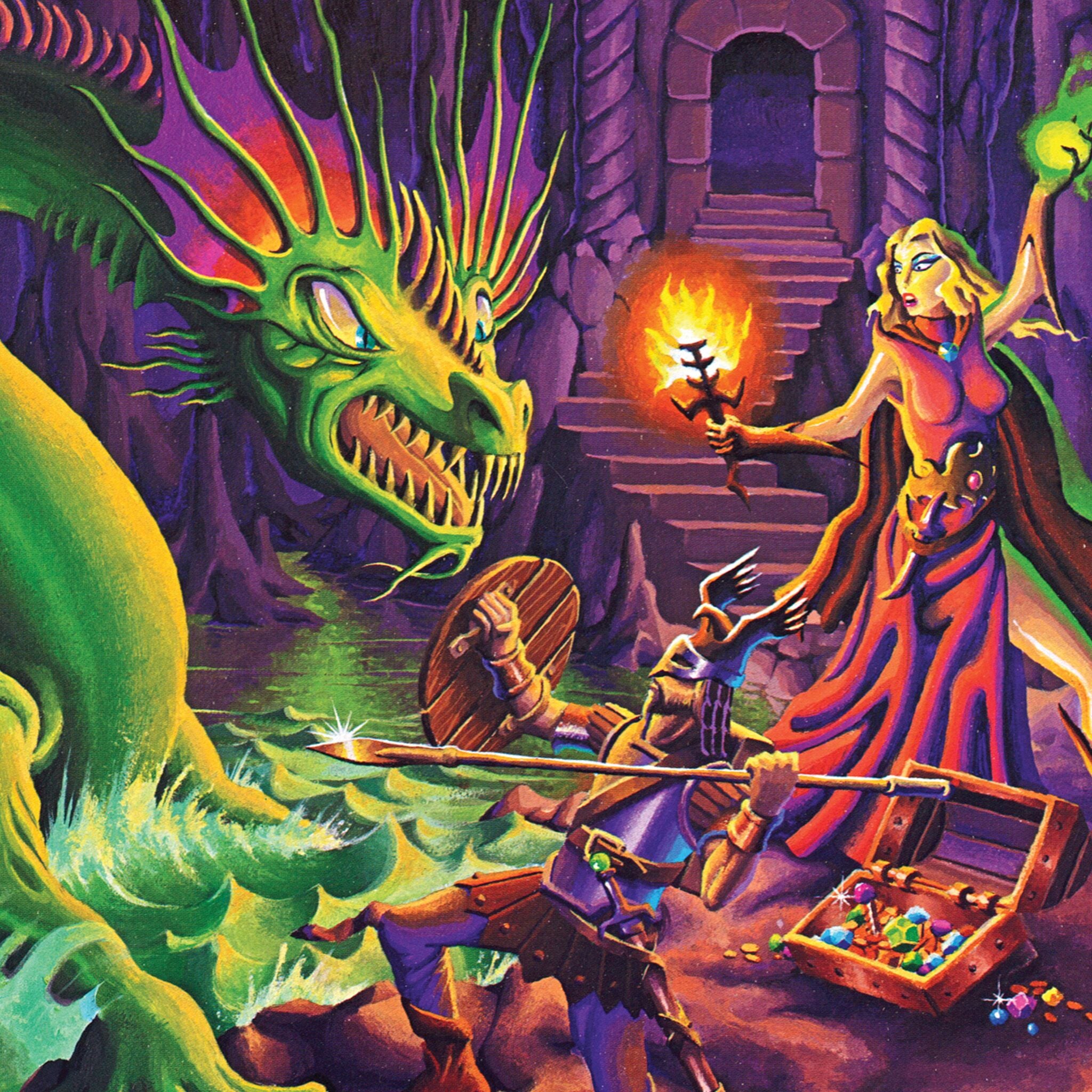 Super7 Dungeons Dragons Erol Otus poster 46x61 cm