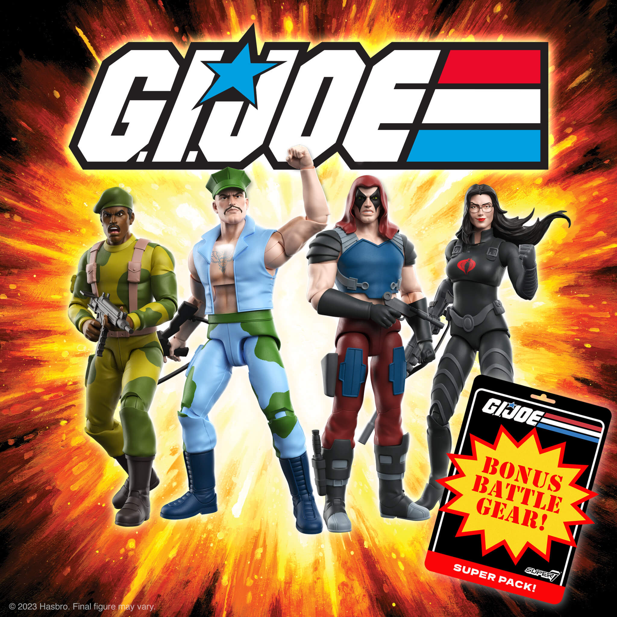 Super7 G.I. Joe ULTIMATES Wave 4 set 4 figurine 7 inch