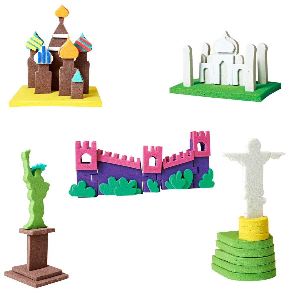 Imagimake Mapology Monuments machete 3D 13 modele 5 ani+