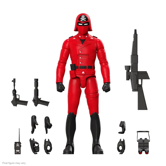 Super7 Ultimates Red Laser figurină 18 cm roșu