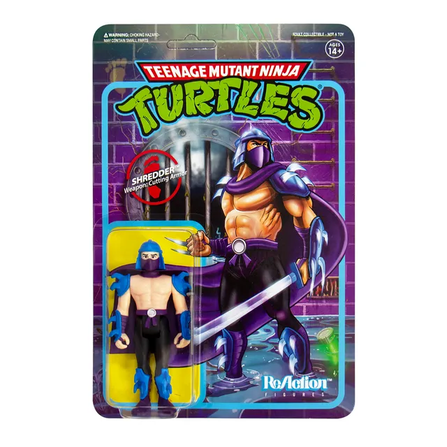 Super7 TMNT ReAction Shredder figurina 9,5 cm cu armura