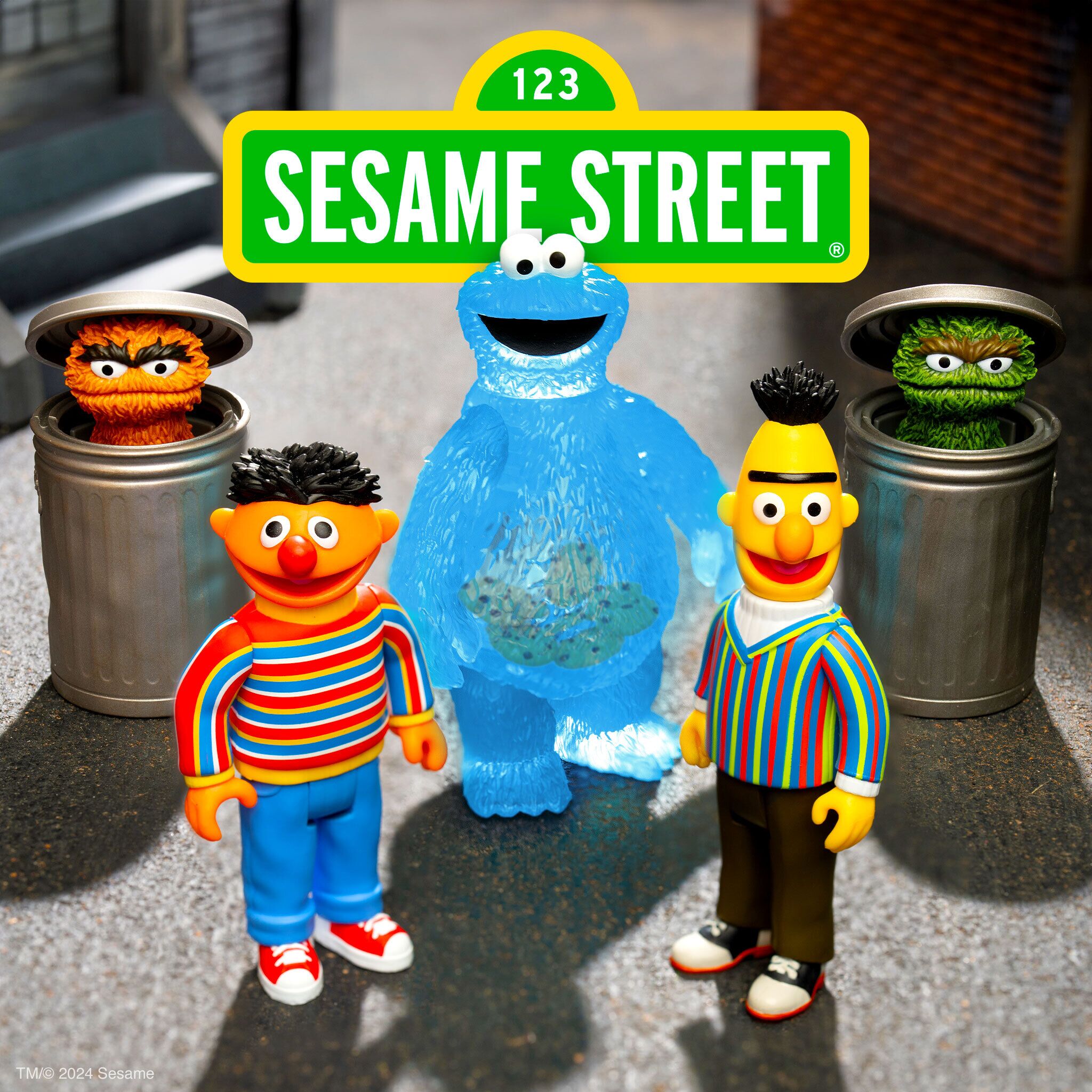 Super7 Sesame Street Blind Box Wave 01 figurina surpriza 9,5 cm
