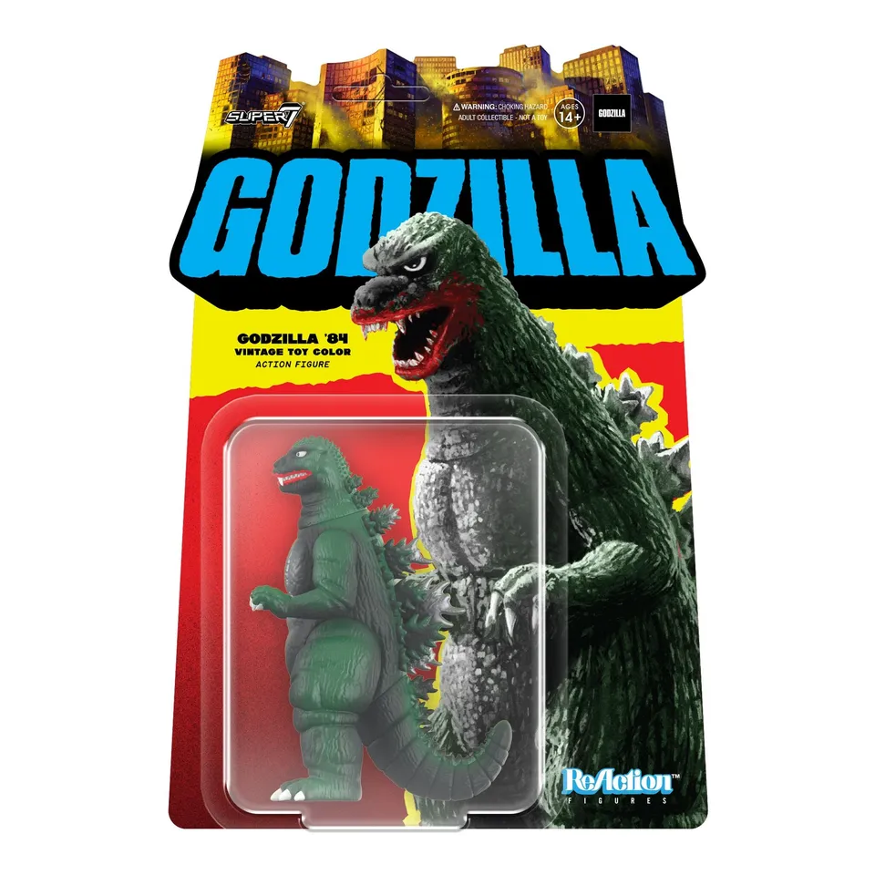 Super7 ReAction Godzilla 84 figurină vintage