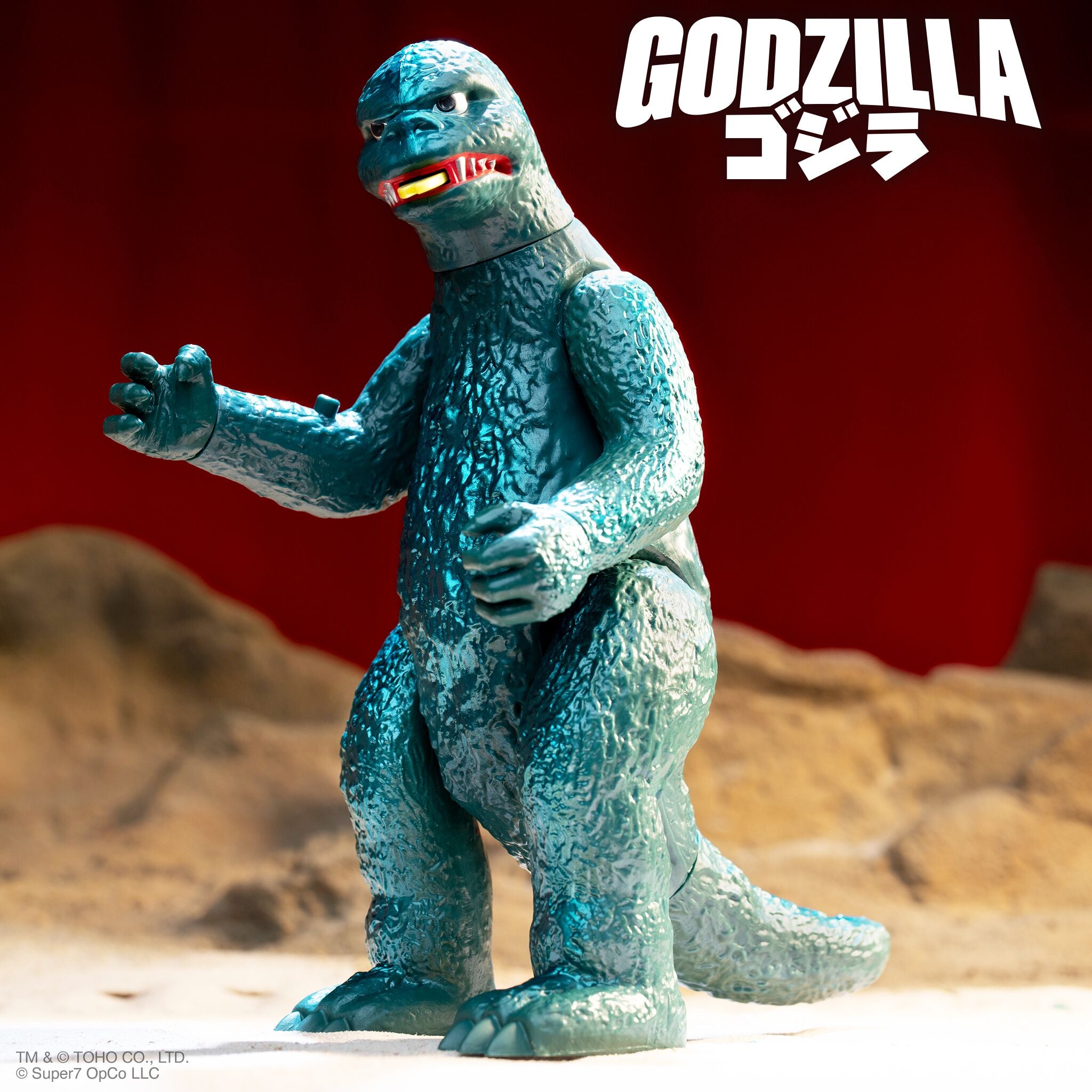 Super7 Toho Ultimates Shogun Godzilla figurina verde 20 cm