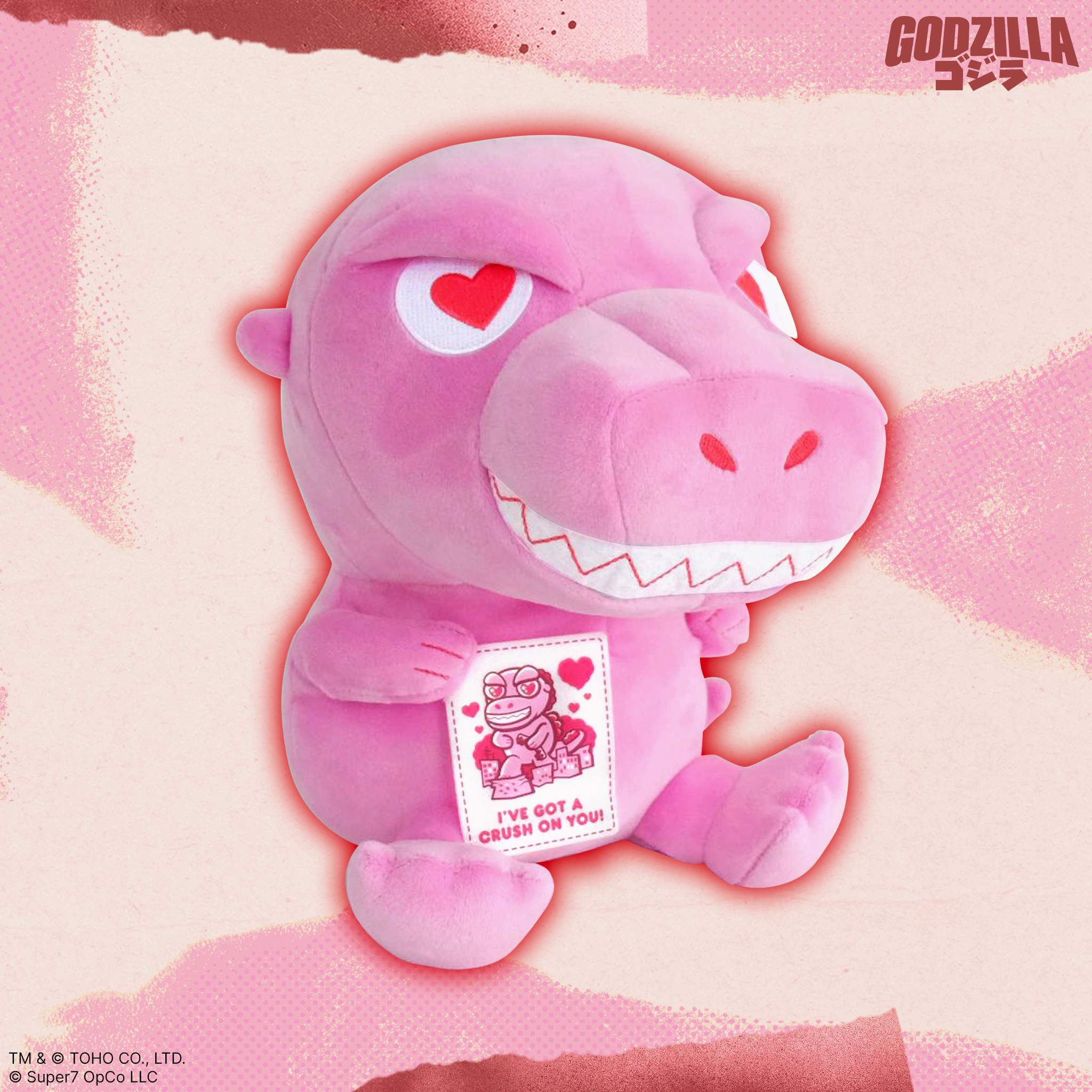 Super7 Toho Godzilla 89 plus 20cm roz valentine