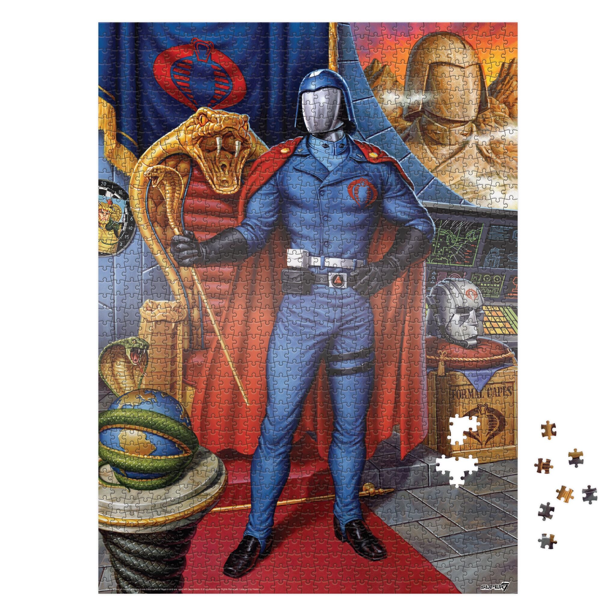 Super7 G.I. Joe Cobra Commander puzzle 1000 piese