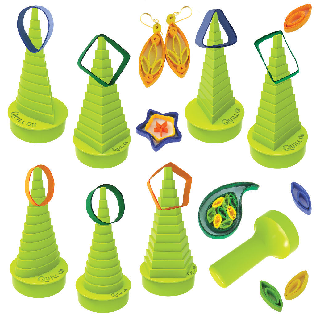 Imagimake Ultimate Border Buddy instrument quilling verde 8 piese