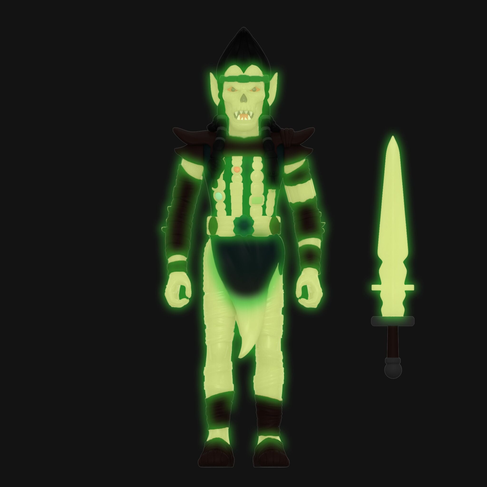 Super7 ReAction Githyanki figurina fosforescenta glow