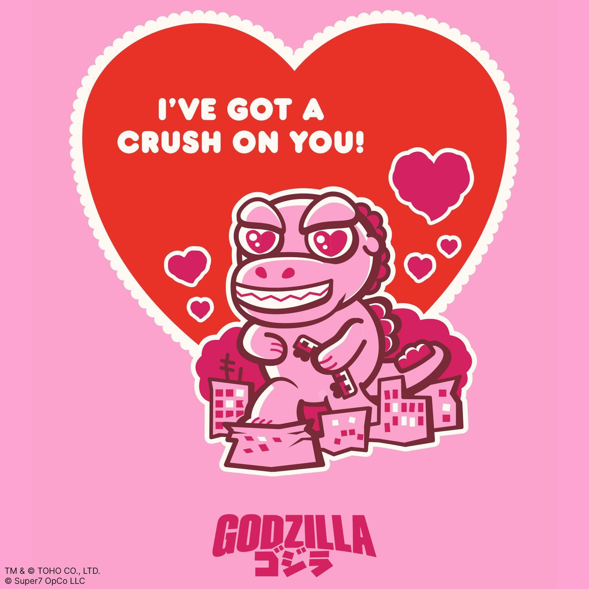 Super7 Plush Godzilla 89 Valentine Pink plus 20cm
