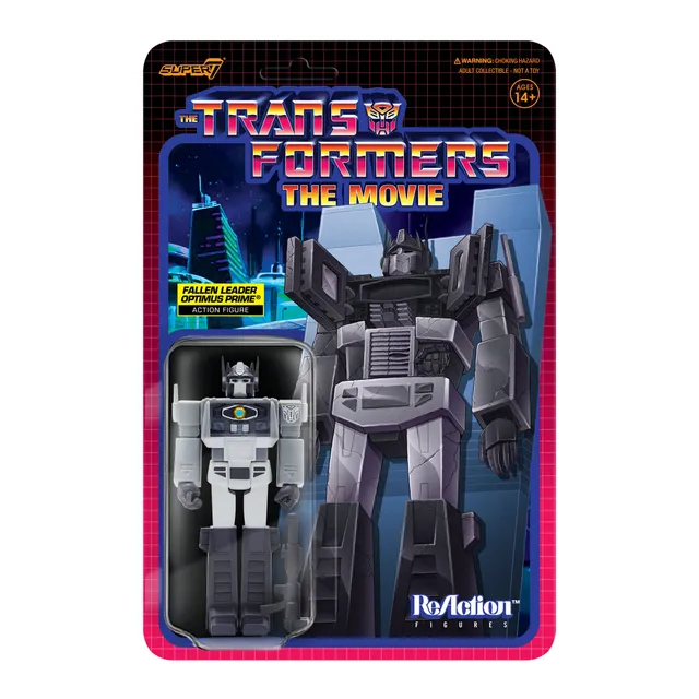 Super7 Transformers Optimus Prime figurina Fallen Leader