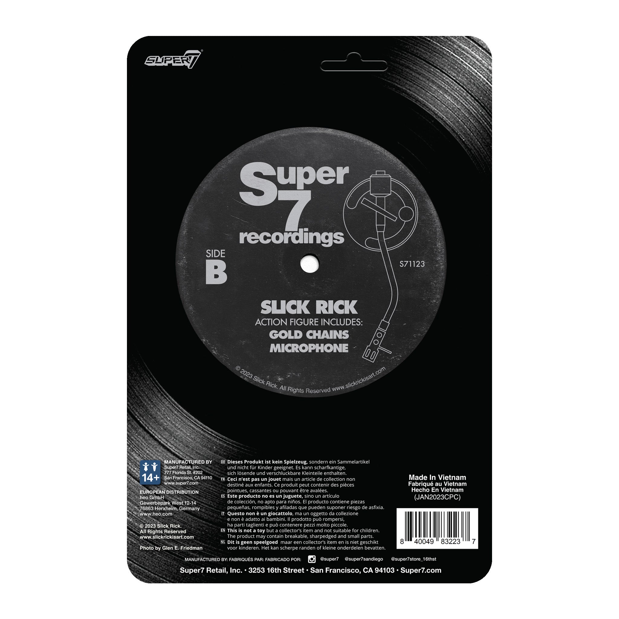 Super7 ReAction Slick Rick Great Adventures figurina 9,5 cm