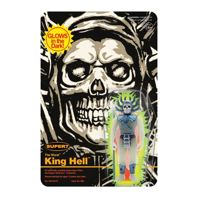 Super7 The Worst King Hell figurina fosforescenta