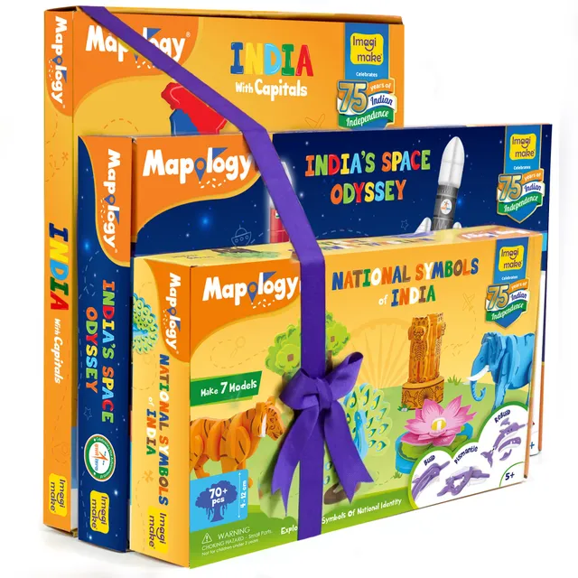 Imagimake Mapology States puzzle India set educativ 3in1