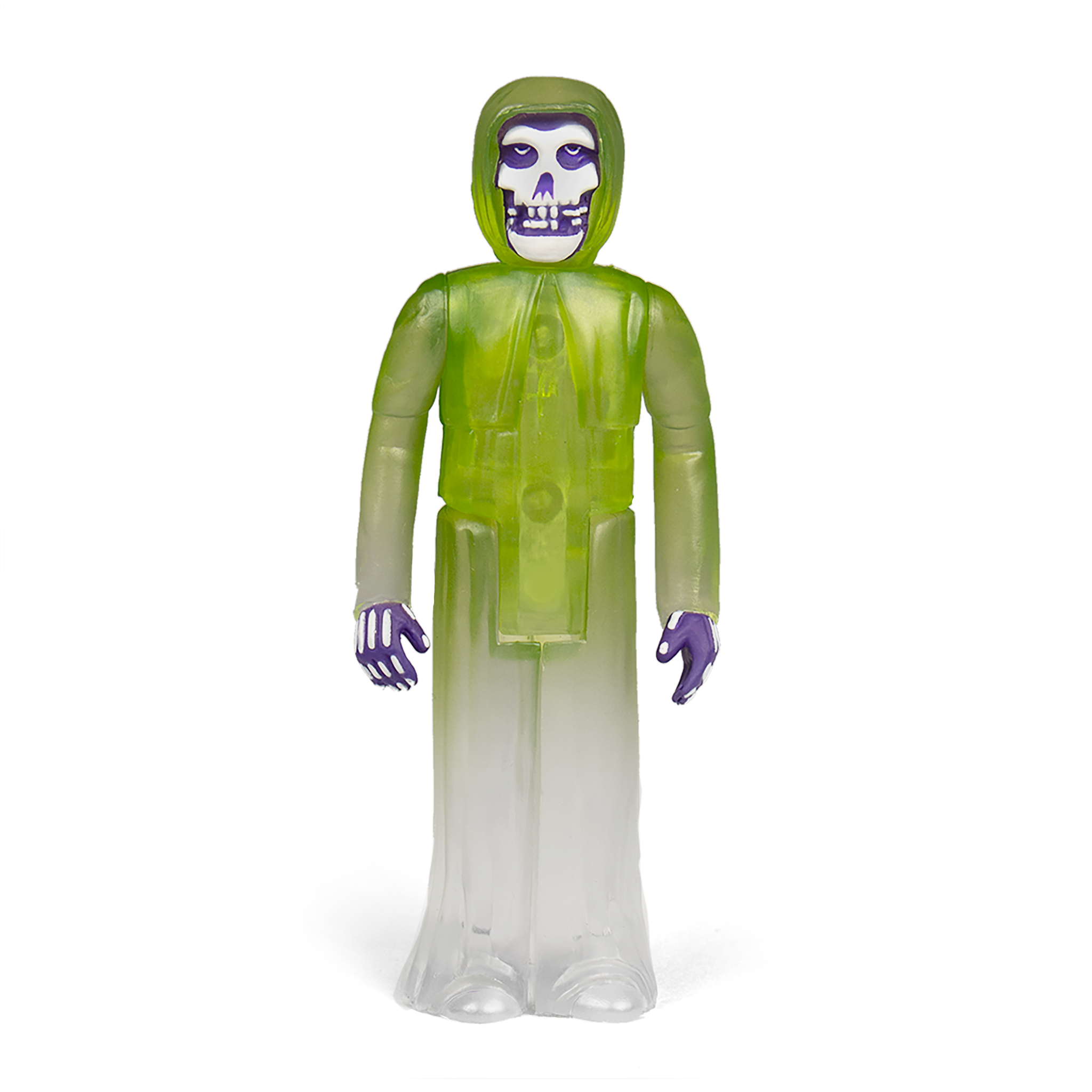 Super7 ReAction Misfits Fiend figurina verde translucid