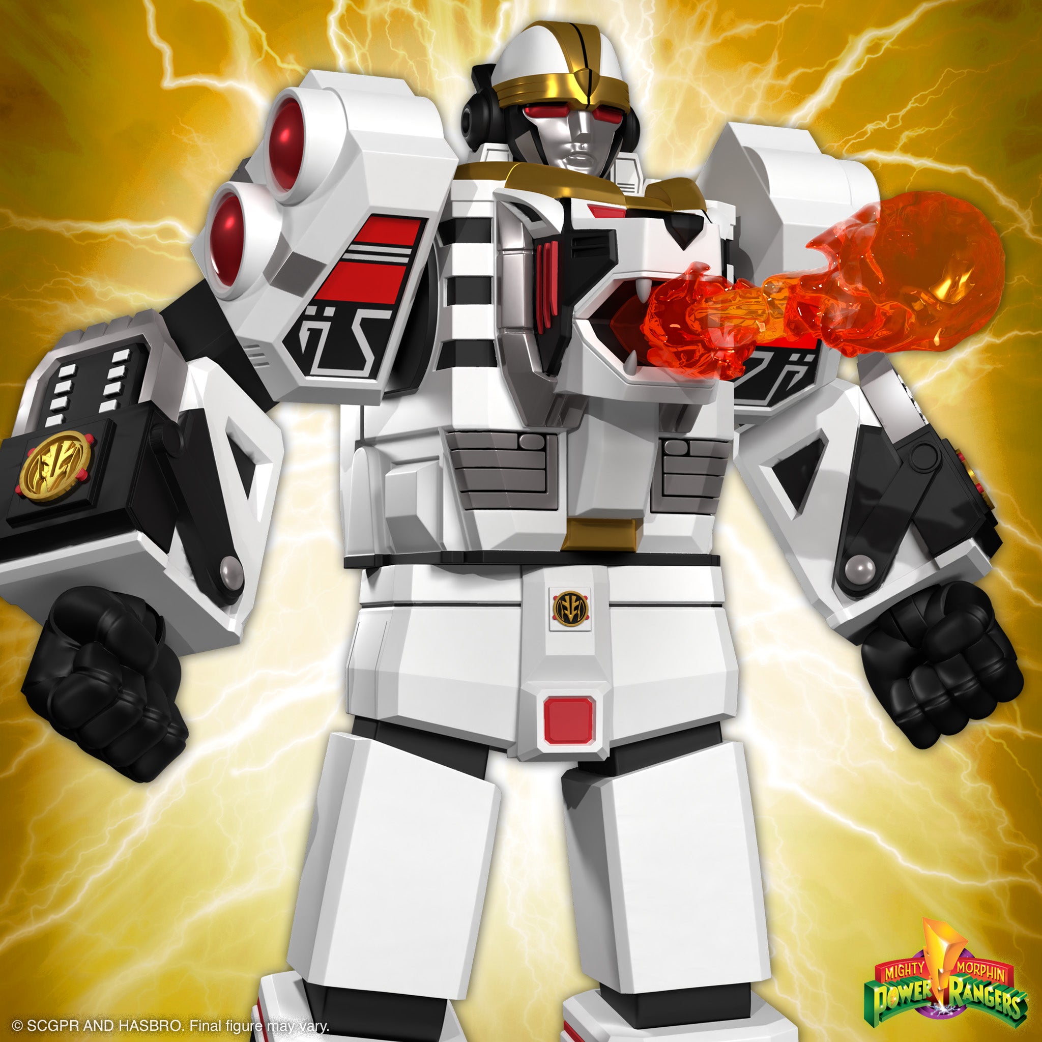 Super7 Ultimates Power Rangers TigerZord figurina Battle Mode
