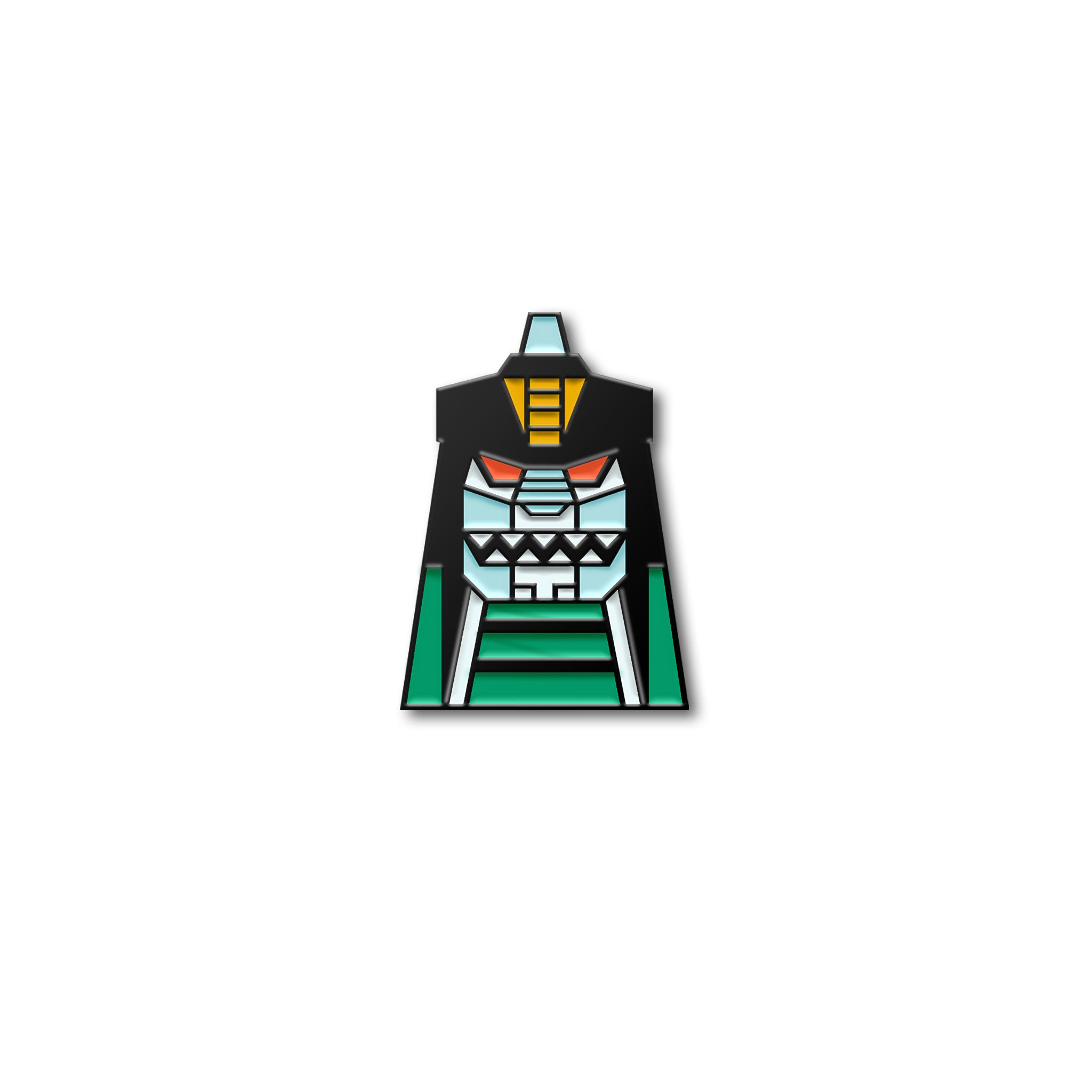 Super7 Power Rangers Dragonzord insigna pin metal 2,5 cm