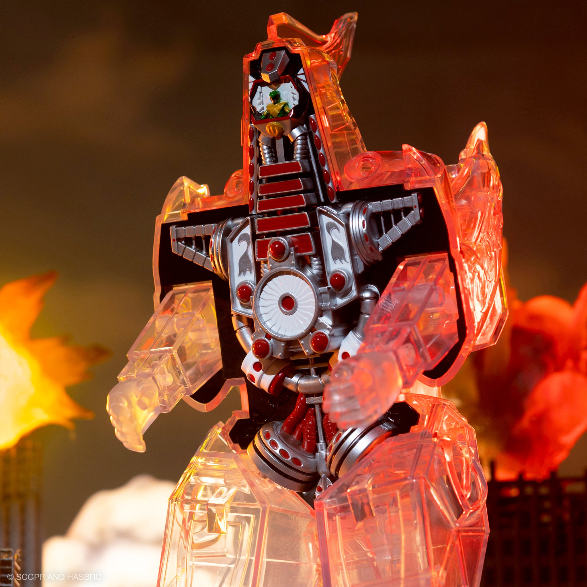 Super7 Power Rangers Super Cyborg Dragonzord figurina 28 cm