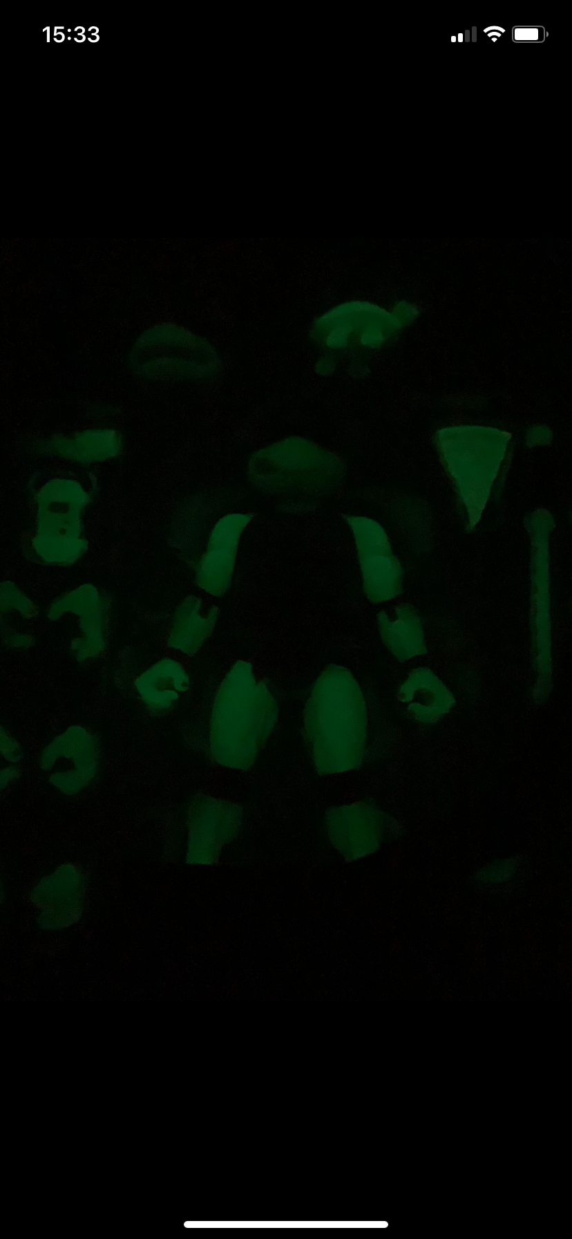 Super7 TMNT Ultimates Michelangelo figurina fosforescenta