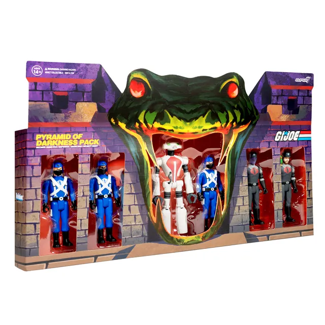 Super7 G.I. Joe ReAction Snakelings Box Set 6 figurine