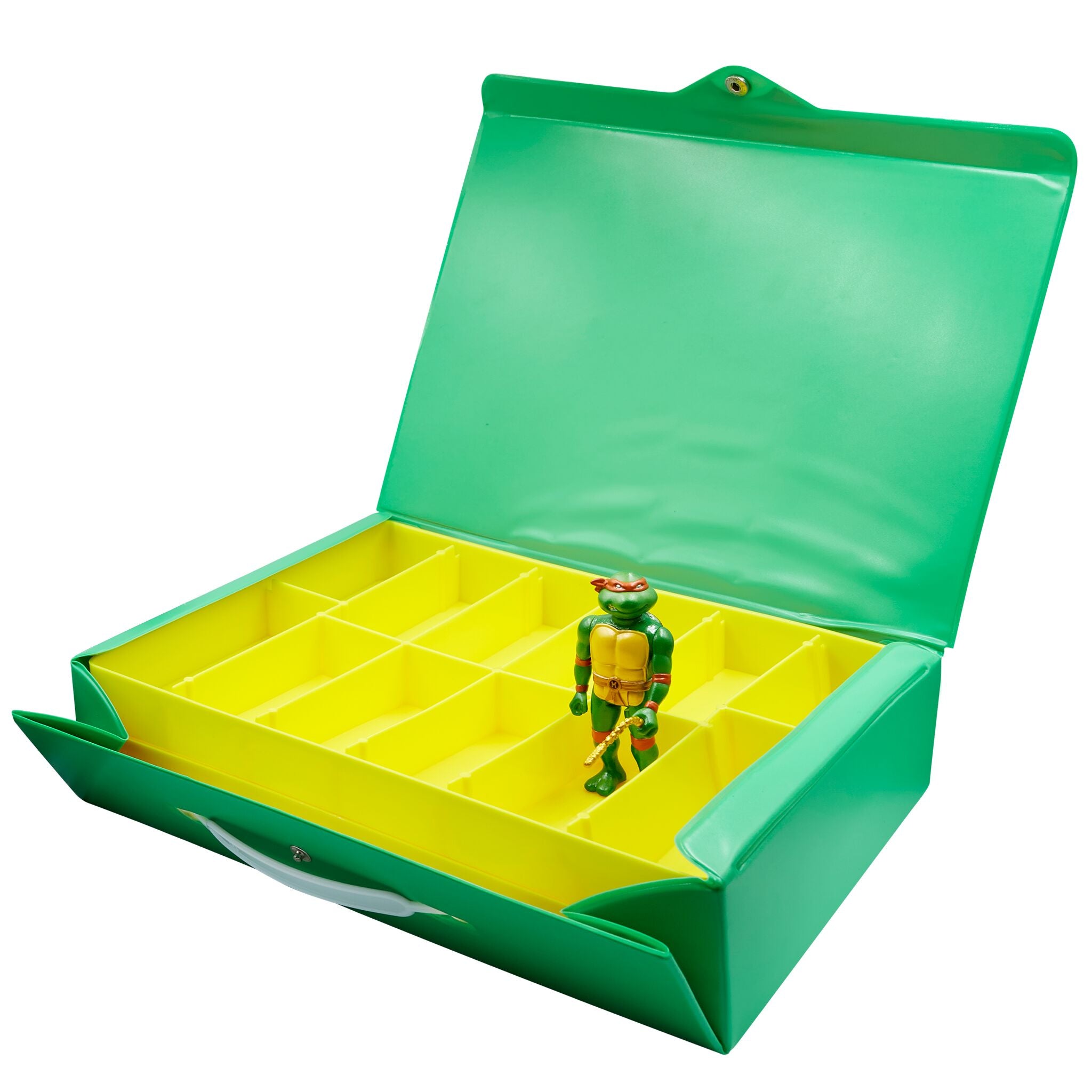 Super7 TMNT Carry Case Michelangelo geanta 24 figurine metalic