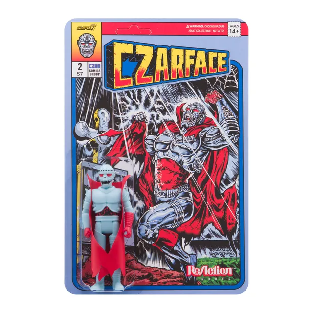 Super7 Czarface ReAction Comic figurina albastra