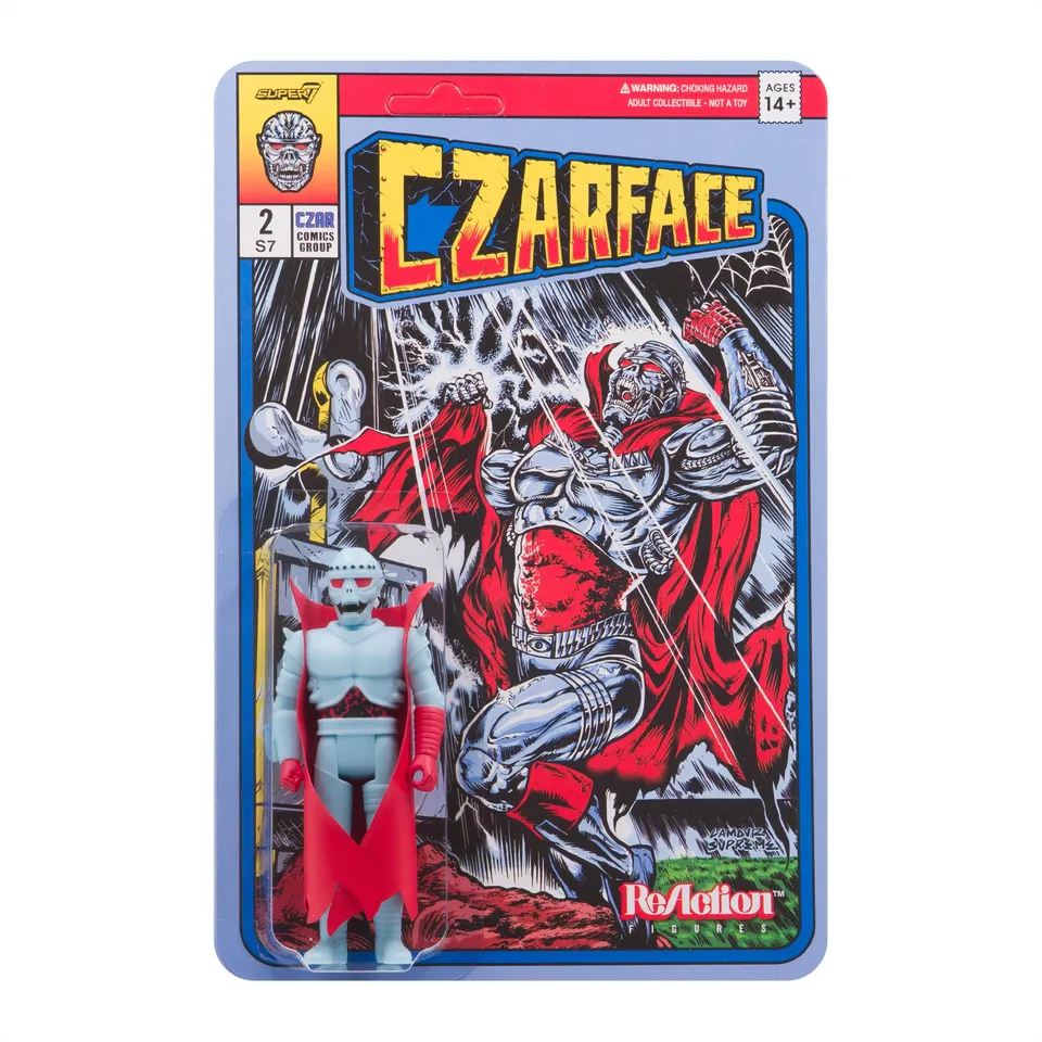 Super7 Czarface ReAction Comic figurina albastra