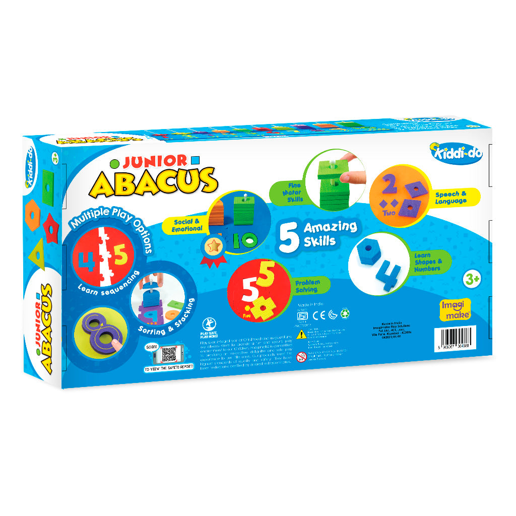 Imagimake Junior Abacus puzzle cifre 3 ani+