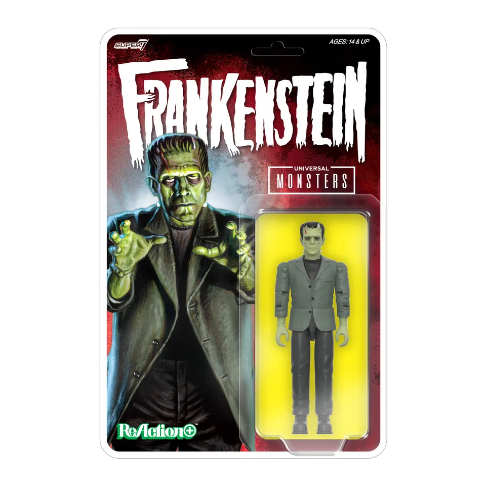 Super7 ReAction+ Frankenstein figurina Universal Monsters 10 cm