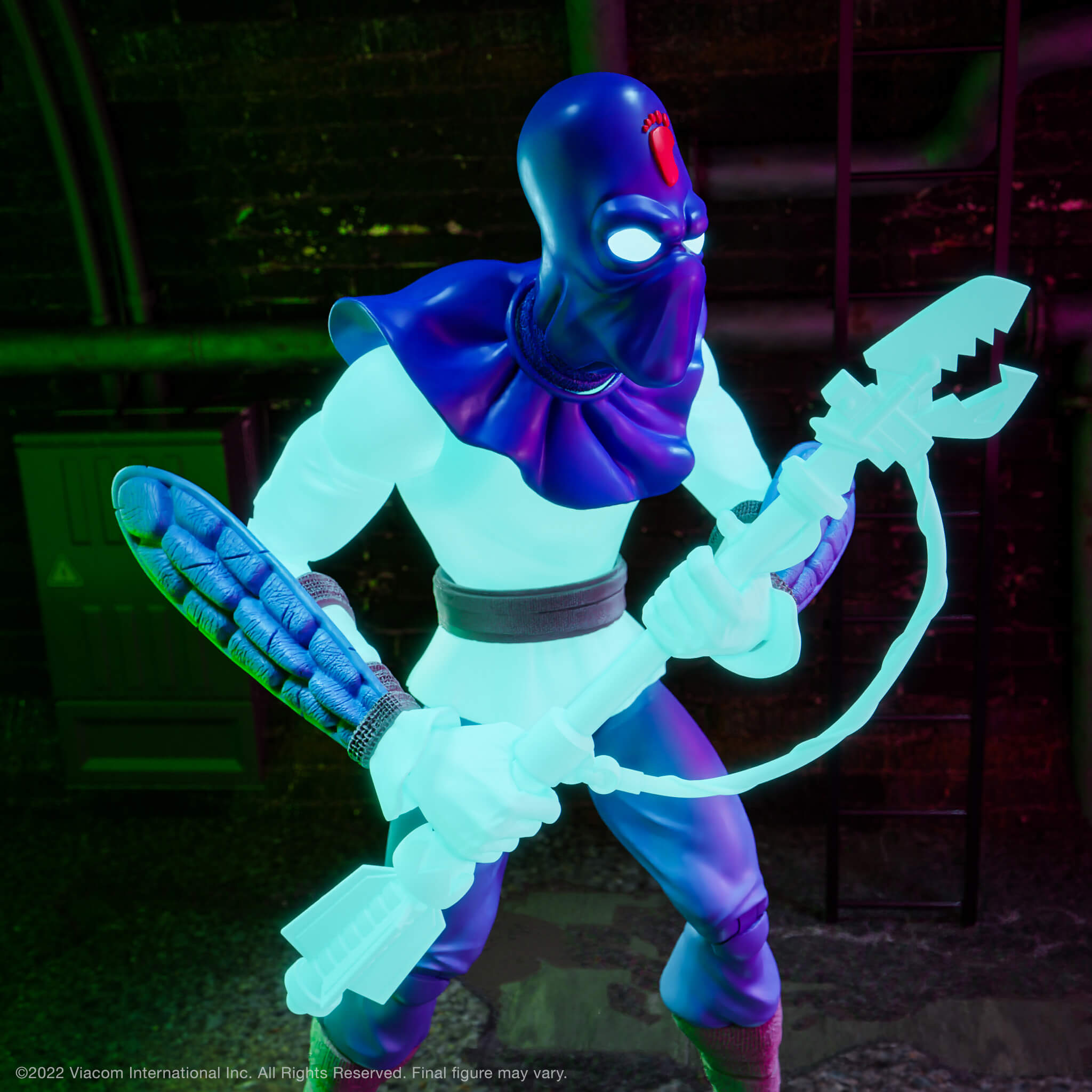 Super7 TMNT Ultimates Foot Soldier Glow figurina 18 cm fosforescenta