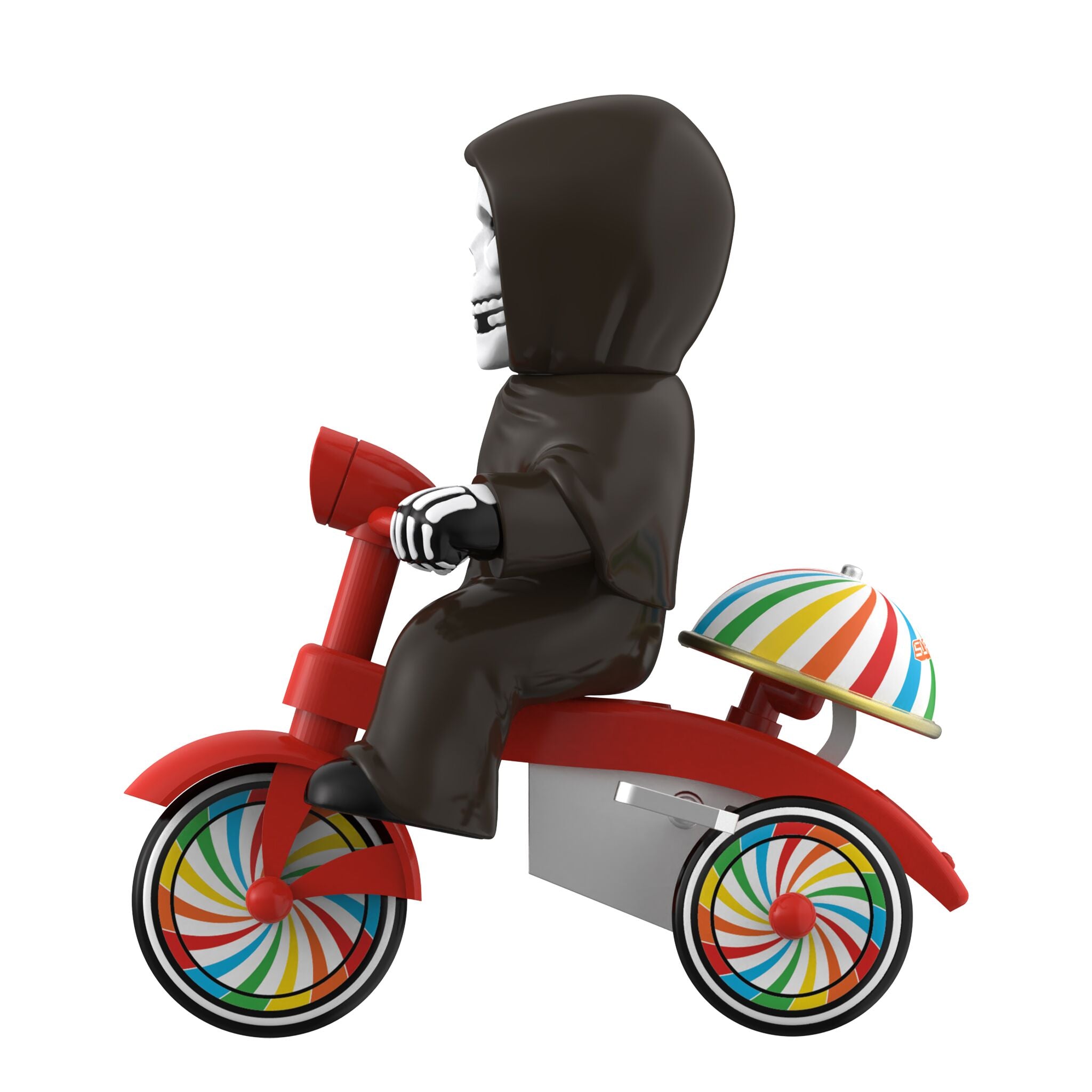 Super7 Super Cycles Fiend tricicleta negru cu trike rosu