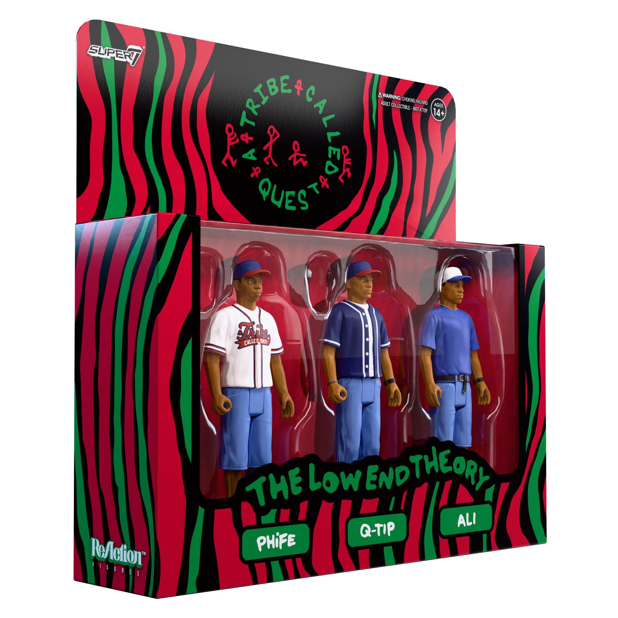 Super7 ReAction A Tribe Called Quest figurine 3-pack Low End