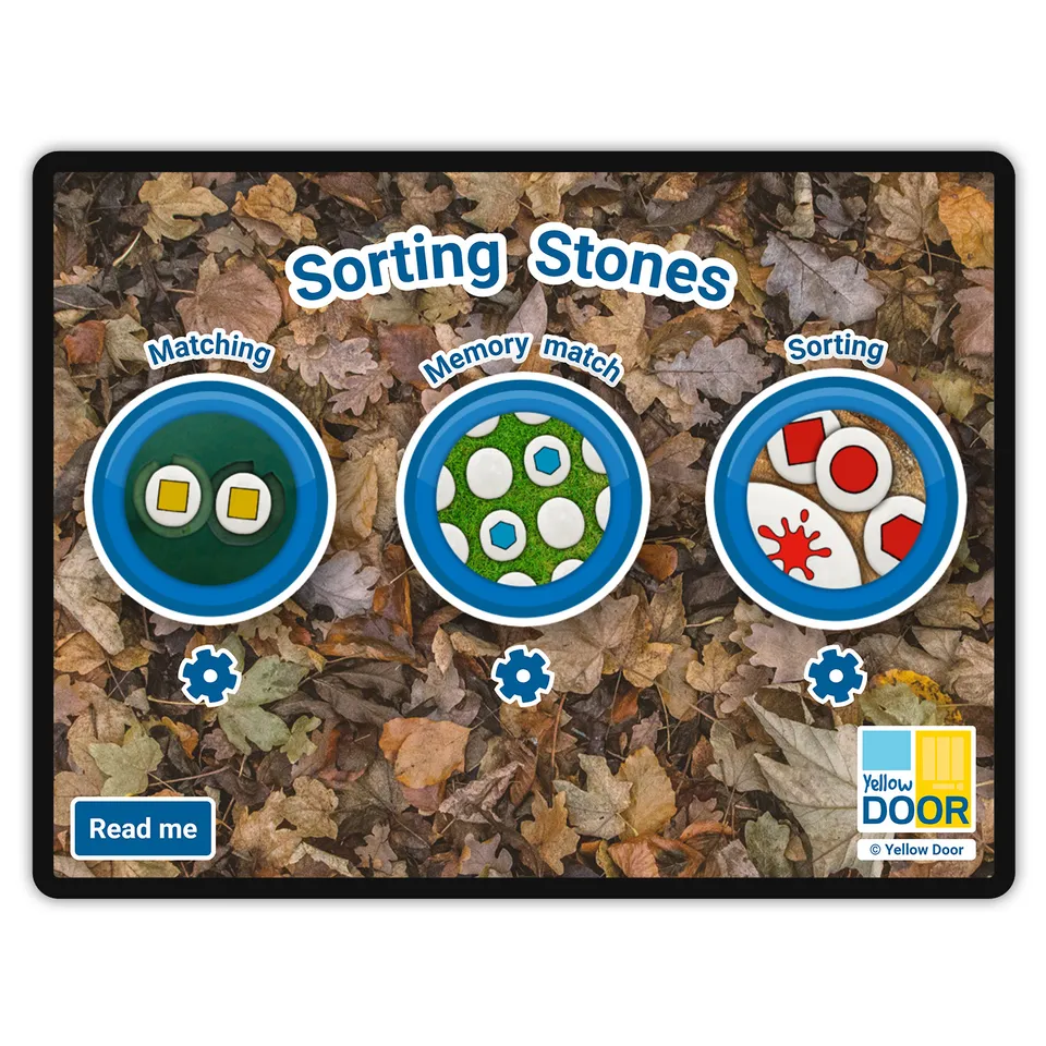 Yellow Door Sorting Stones aplicatie sortare 3 jocuri