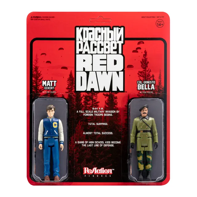Super7 ReAction Red Dawn Pack B set 2 figurine Matt Bella 9,5 cm