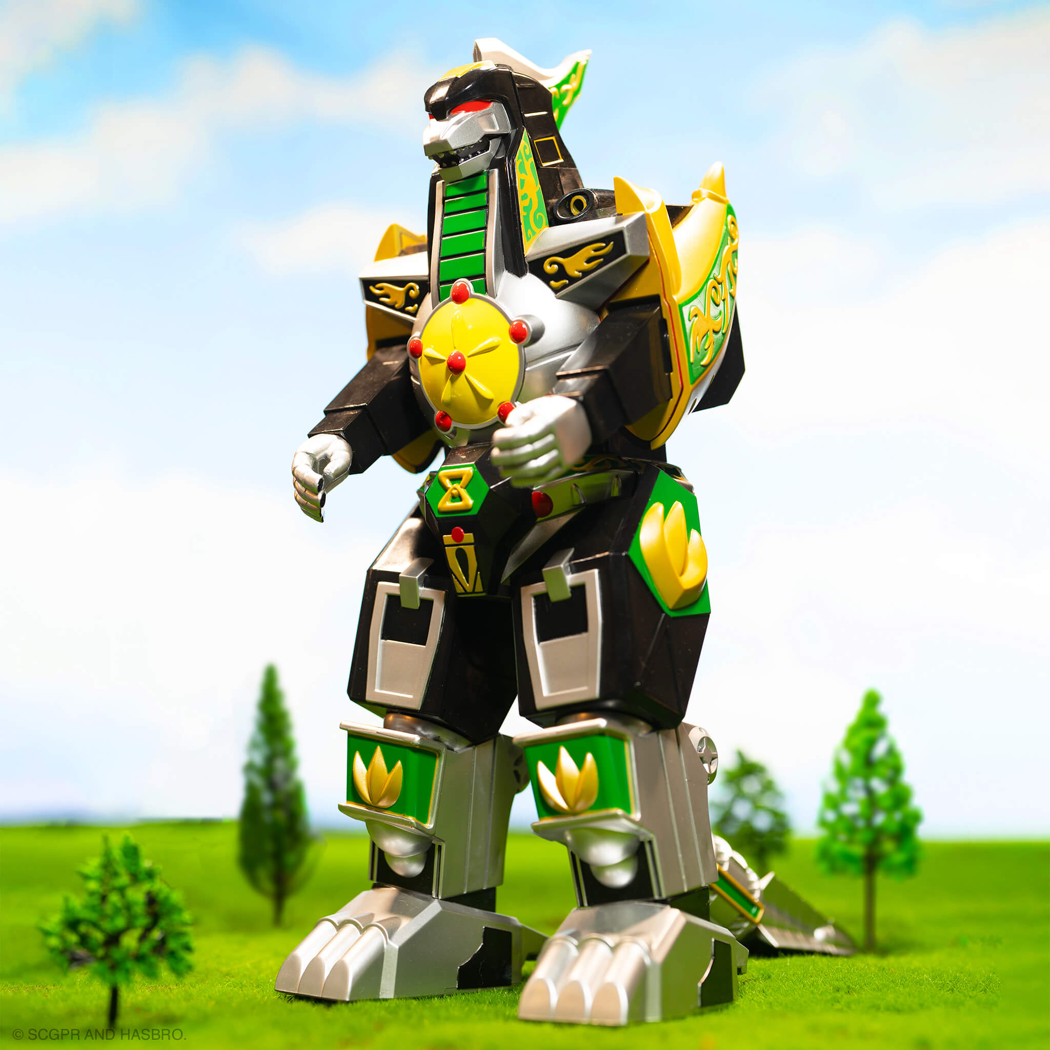 Super7 Super Cyborg Dragonzord figurina full color 28 cm