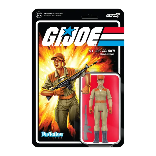 Super7 G.I. Joe ReAction Female Combat Engineer figurina bej
